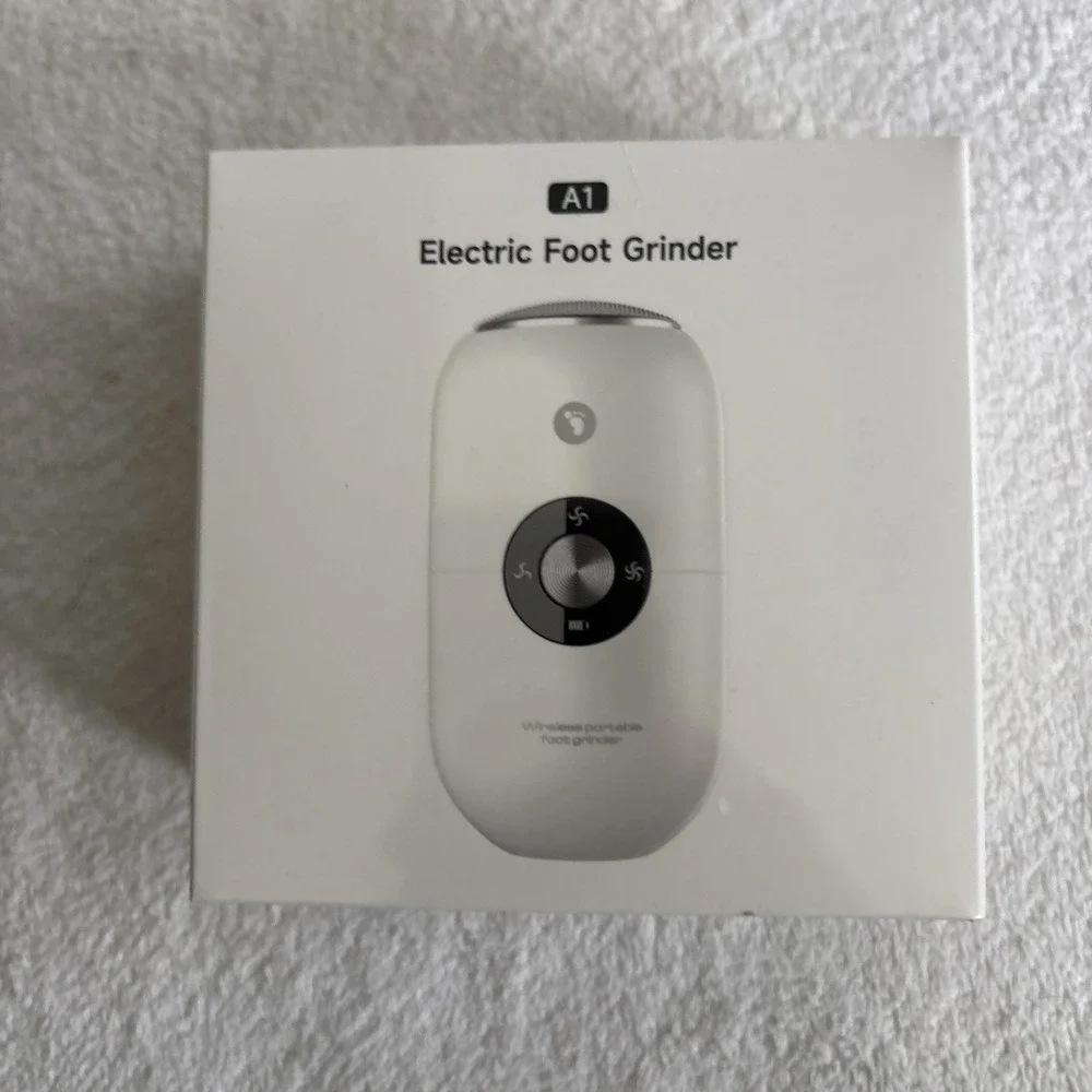 A1 Electric Foot Grinder/Callus Remover White USB Charger Brand New